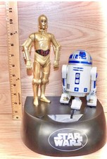 WOW! VNTG Star Wars C-3PO & R2-D2 Electronic Talking Action Piggy Bank!! 1995!