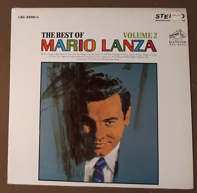 Mario Lanza The Best of Volume2 by RCA Victor Records 33rpm LP w/shrinkwrap