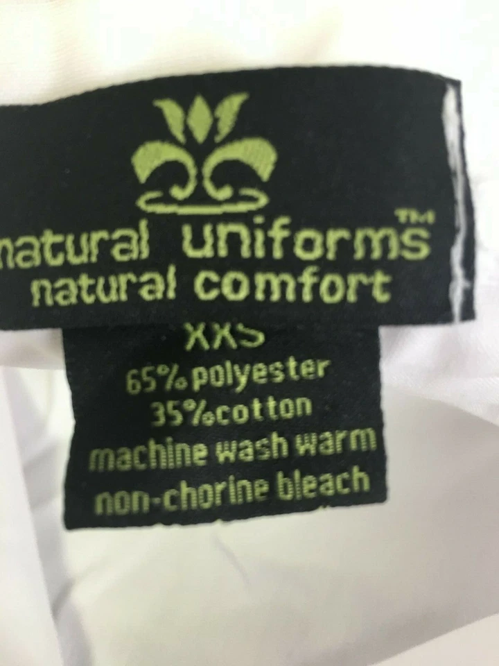 Natural Uniforms Unisex 40 inch White Lab Coat XXS - Image 2 of 4