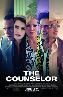BB3778 The Counselor Film By Ridley Scott 2013 Movie Poster 11x17