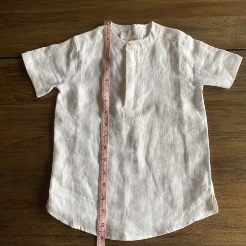 NWT Jacadi brand new Linen dress shirts for boy size 4A Kids Paris - Picture 3 of 5