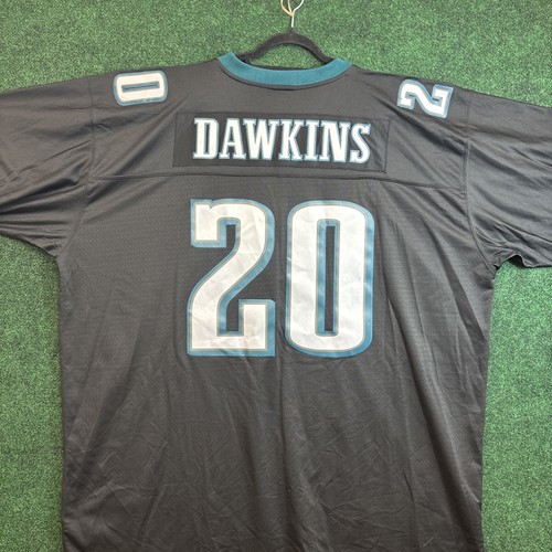 Philadelphia Eagles Brian Dawkins #20 Mitchell Ness Black 2004 NFL Jersey 5XLT - Picture 6 of 9