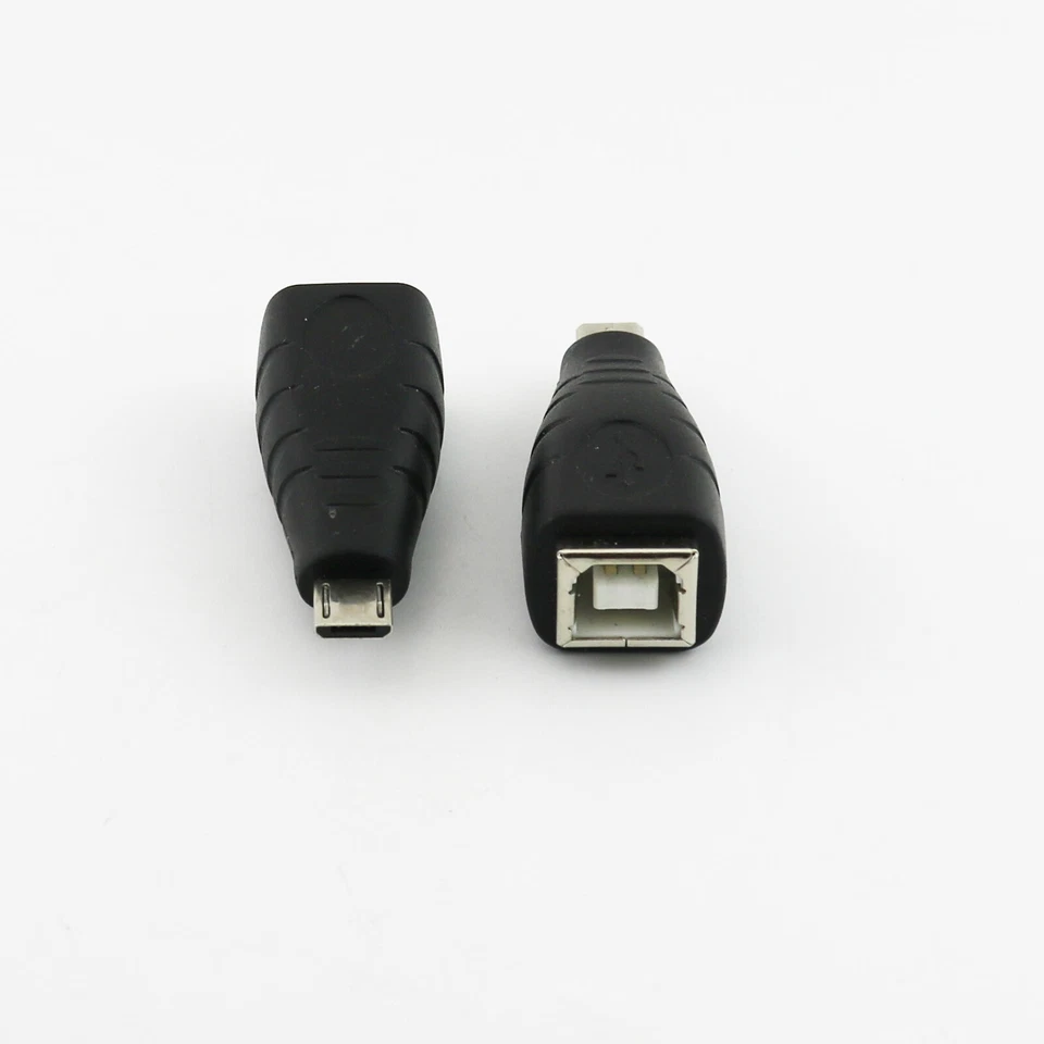 10x USB 2.0 Type B Printer Female To Micro USB 5 Pin Male Plug Adapter Convertor - Image 2 of 4