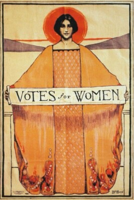 Votes for Women by B. M. Boye, 1913   Suffrage Movement Lithograph Art Print
