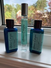 Atelier Orange Scent Clementine 3 pc Gift Set Shower Gel, Lotion, Cologne TRAVEL