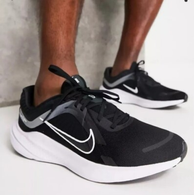 Nike Men’s Quest 5 Black/White Running Shoes, Size 13 M Nike Quest 5 Shoes Men Size 13 Running Black White Red  main image 2