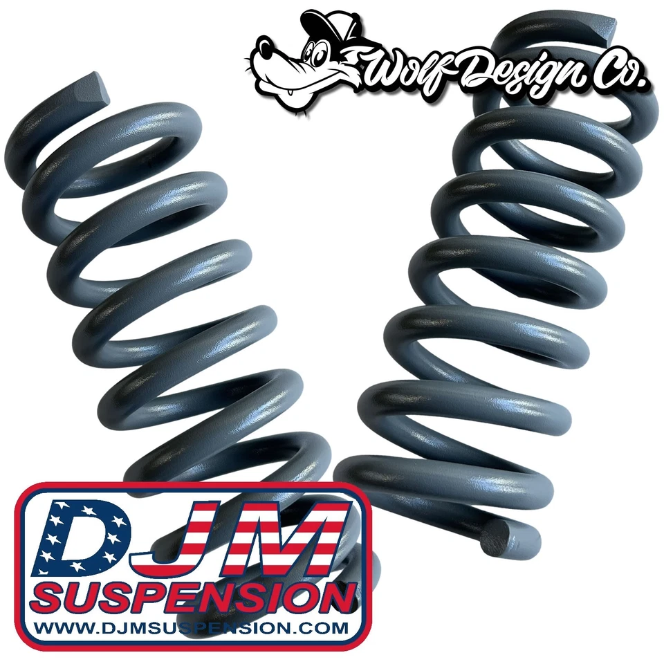 DJM 1992-1999 Chevrolet OBS C2500 / C3500 doble 2" muelles helicoidales delanteros descenso Foto 2 de 4