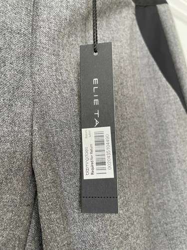 Elli Tahari dress pants SZ 0 (SZ XS) - Gray - Winter / Fall - New with Tags - Picture 2 of 8