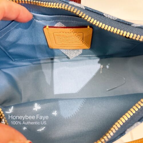 NWT Coach Teri Shoulder Bag In Signature Denim CAF82/CAK35 - Picture 7 of 39
