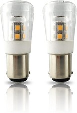 SRRB Performance 12V AC/DC BA15D LED Replacement Warm White