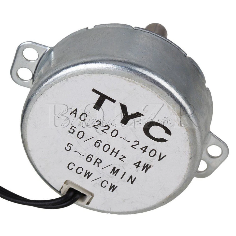 New 5-6RPM Robust Synchronous Motor TYC-50 AC 220V Torque 4KGF.CM 4W CW/CCW - Bild 2 von 4