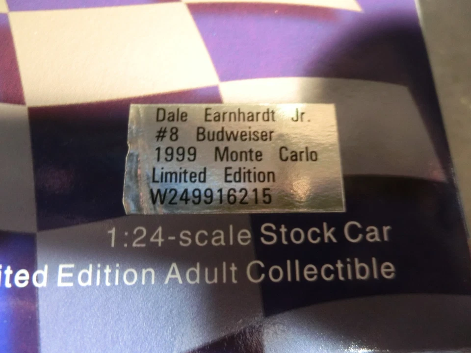Dale Earnhardt Jr. #8/99 Chevy 1/24 C/W/C Diecast Foto 2 de 4