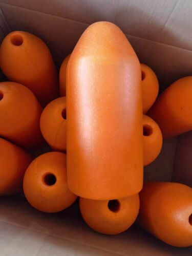 7 X 15 inch Crabbing Buoys Orange (Sell by case of 12 pieces )