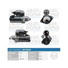 1x Motorino di Avviamento MEAT & DORIA 5015029 adatto per ALFA ROMEO FIAT FORD LANCIA