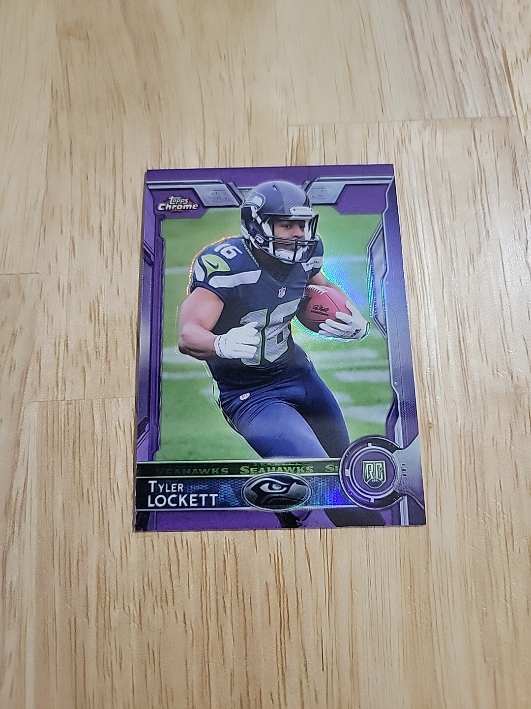 2015 Topps Chrome TYLER LOCKETT Purple Refractor #178 Rookie RC Seahawks SP