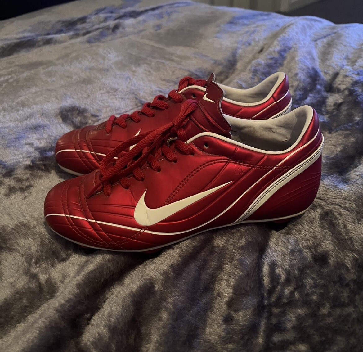 Vintage Nike Mercurial Vapor Pace 2002 VERY RARE BRIGHT RED COLOUR