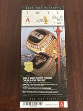 2005 NBA Playoff Basketball NBA Finals Home Game A Phantom Ticket Chicago Bulls