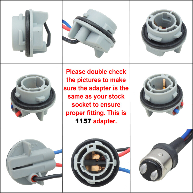2X 1157 2357 Load Resistor For Switchback LED Turn Signal Light Hyper Flash Fix