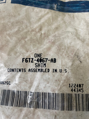 F6TZ-4067-AB NEW FORD OEM DIFFERENTIAL & PINION SHIM KIT E350SD F350SD