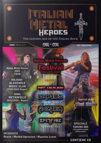 Italian Metal Heroes n. 3 1980-1990 + cd prezzo ebay