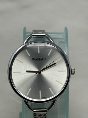 WOMAGE 9940 LARGE FACE WOMAN'S WRIST WATCH BOYS GIRLS 8 UP