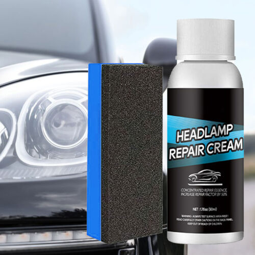 Pro Car Headlight Lens Restoration Repair Kit Polish Cleaner Cleaning Tool