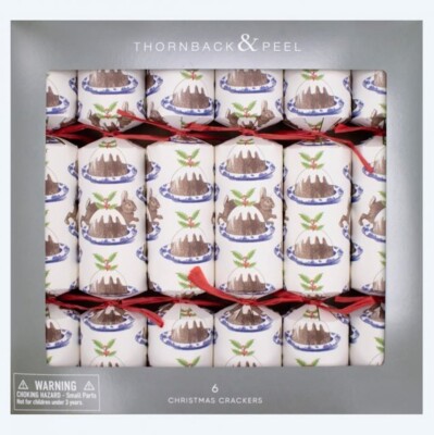 Weihnachtspudding & Hase festliche Knacker von Thornback Peel Tischdeko