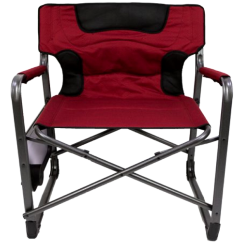 Ozark Trail Extra Wide Stadium Seat Chair with Hooks, Black, Foldable NEW