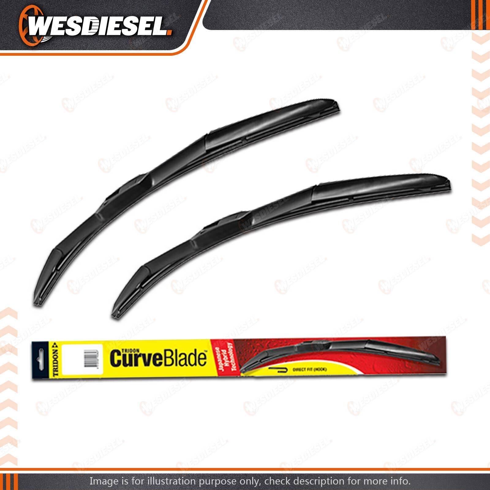 Pair Tridon Frameless Windscreen Wiper Blade fit Toyota Rukus 1012 eBay