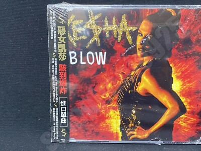 2010 Ke$ha Kesha Blow Taiwan/EU OBI CD Single Rare New