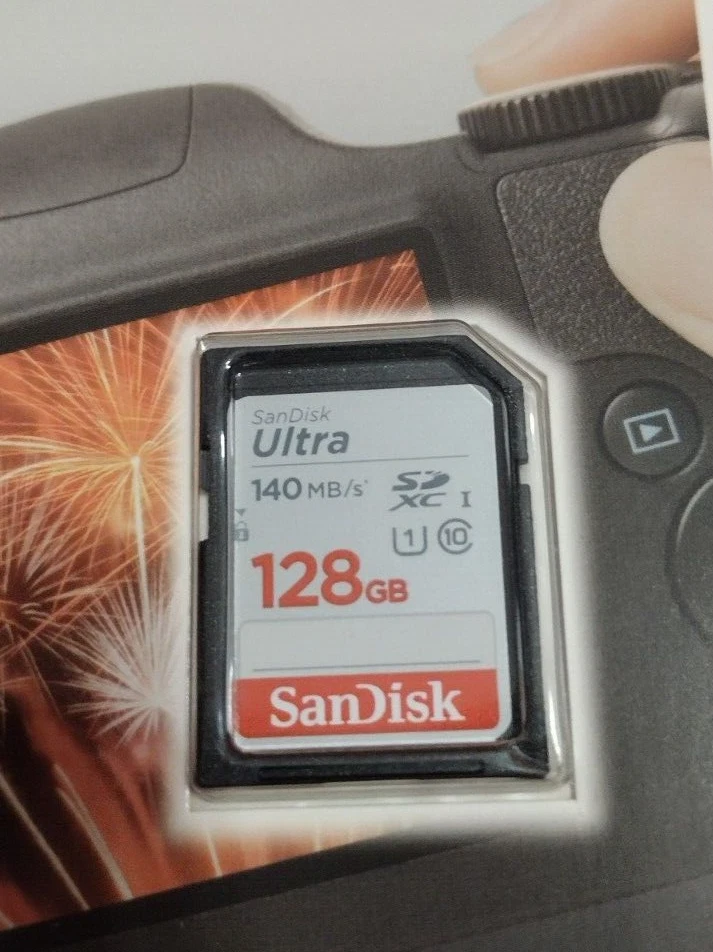 original SanDisk 128GB Ultra SDXC SD Card Class 10 UHS-I Memory Card 120MB/S - Image 2 of 3