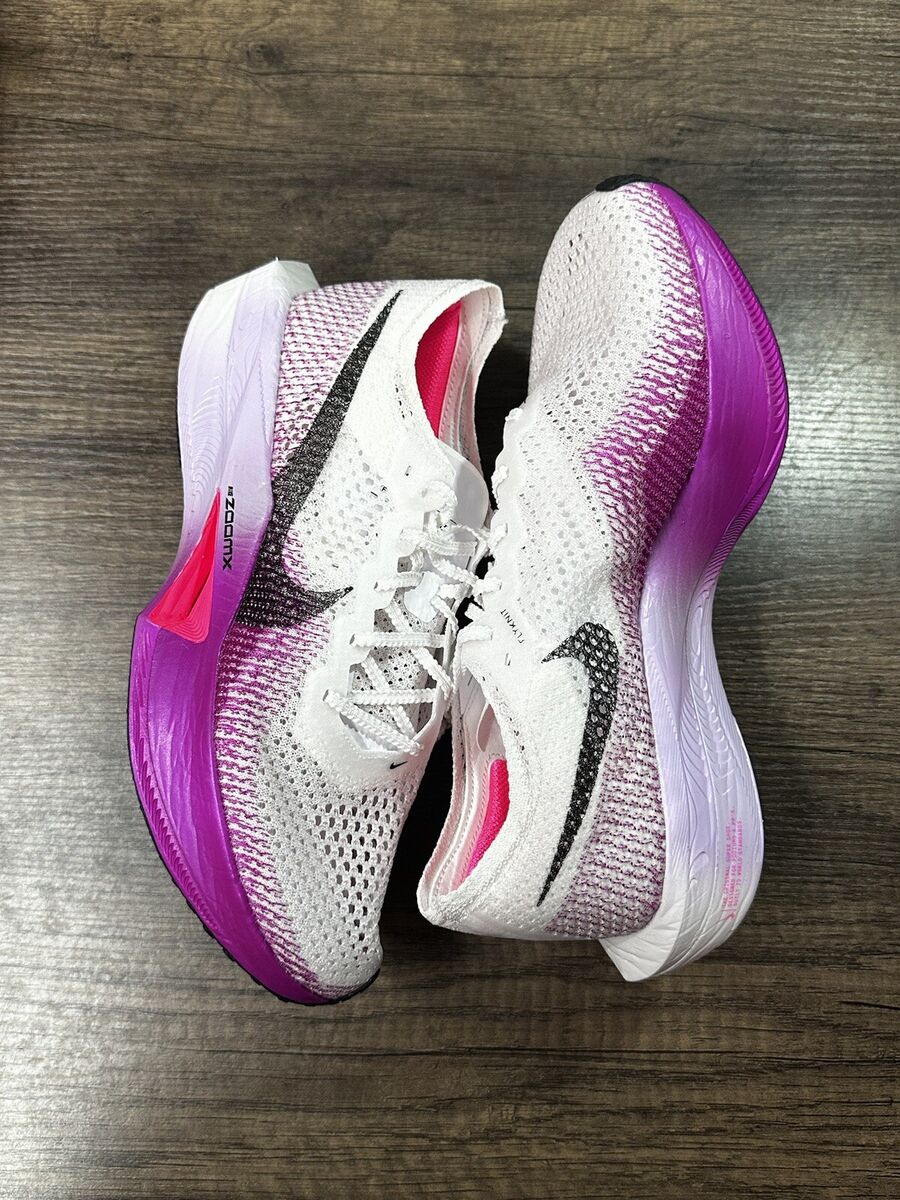 Nike ZoomX Vaporfly Next% 3 White Vivid Purple DV4129-104 Nike ZoomX Vaporfly Next% 3 White Vivid Purple DV4129-104