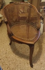 Tripode Paglia Di Vienna Rara Antica Sedia Poltrona Thonet 