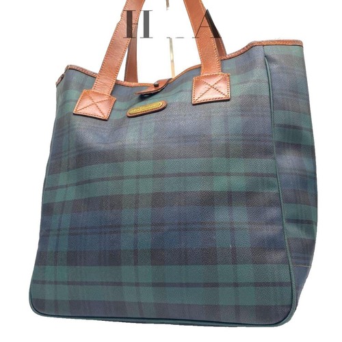 Ralph Lauren Polo Mini Boston Bag Checkered Pattern Limited