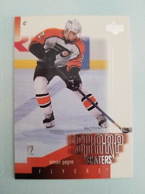 2001-02 Upper Deck Honor Roll Sharp Skaters Simon Gagne #SS6