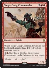 Siege-Gang Commander, Dominaria