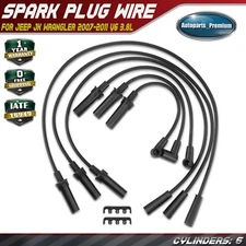 6pcs Spark Plug Wire Set for Jeep JK Wrangler 2007 2008 2009 2010 2011 V6 3.8L