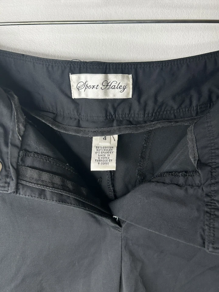 Шорты для гольфа женские Sport Haley черные размер 4 28 дюймов ширина X 7 дюймов я X 10 дюймов высота - Изображение 3 из 4