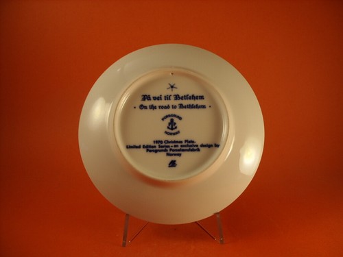 Porsgrund Plato De Navidad 1970 - Picture 2 of 3