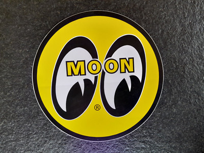 Mooneyes Logo original Aufkleber BIG - NOS Oldschool Aircooled Hot Rod Sticker