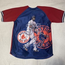Majestic Boston Red Sox David Ortiz Back Picture Jersey