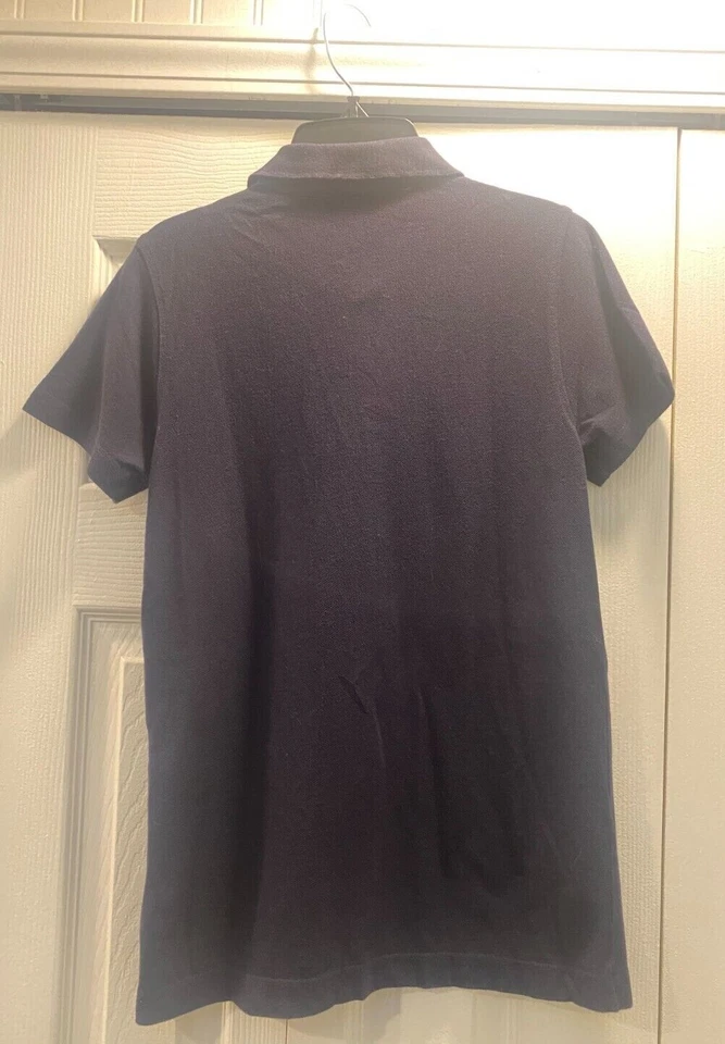 Camisa Polo Burberry Niños Niños Azul Marino Logo Nova Check Algodón 14Y 164CM Foto 3 de 4