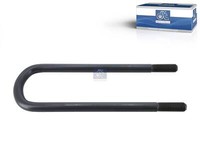 2 X U-Bolzen DT Spare Parts 2.62556 R: 20Mm R: 70Mm M24 X 3 Lth:70Mm L:410Mm W:
