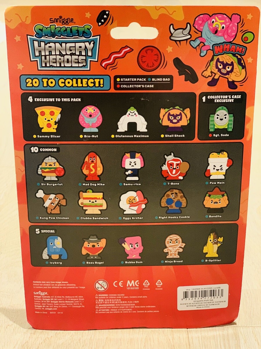 Smiggle Smigglets Hangry Heroes Starter Pack | eBay Australia