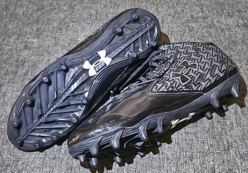 Under Armour UA Nitro Low Black (US Size 8.5) Mens Football Cleats - Picture 3 of 5