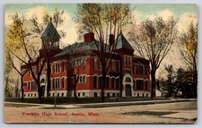 Franklin High School Austin Minnesota MN c1910 Postcard