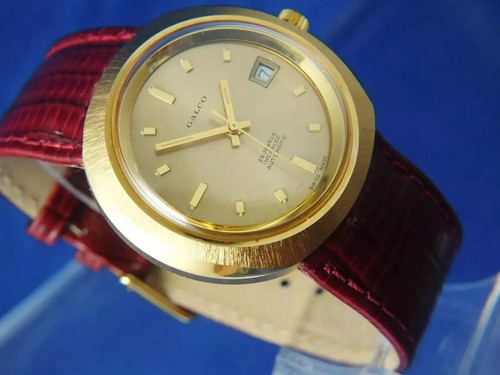 Galco Automatic Watch Circa 1970S -NOS Never Worn 25 jewel AS 2063Retro Vintage - Picture 6 of 12