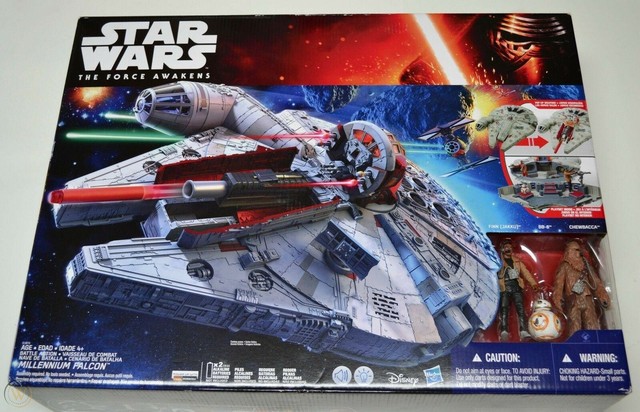 Star Wars Millenium Falcon Hasbro nerf Con 3 Personaggi