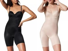 SPANX Suit Your Fancy Strapless Cupped Mid-Thigh Bodysuit 10156R