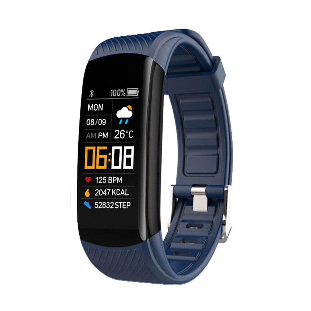 Bluetooth Smart Bracelet Wristband Sport Watch Heart Rate for